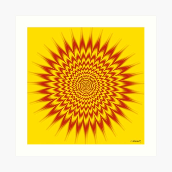 HYPNOTIC VIBES Art Print