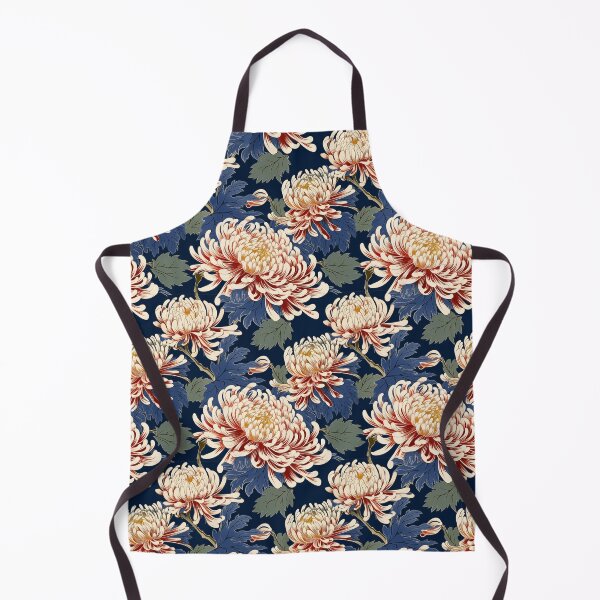 Item preview, Chrysanthemum Cascade - Seamless Pattern Furoshiki Design designed and sold by KokoroCreations.