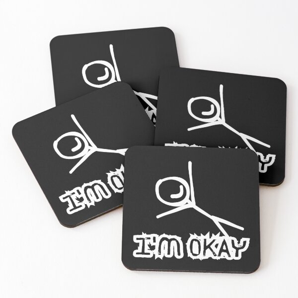 Item preview, I'm Okay Simple and expressive design designed and sold by Azrou shop.