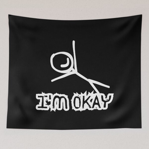 Item preview, I'm Okay Simple and expressive design designed and sold by Azrou shop.