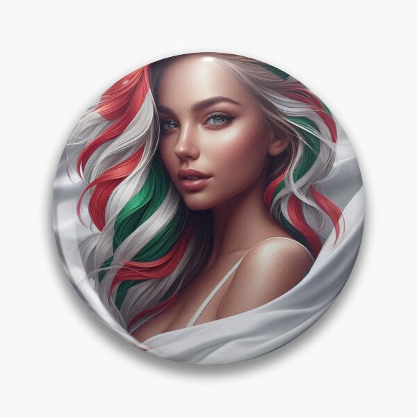 Item preview, Hungarian Woman with Hungarian Flag designed and sold by Simplybe1.