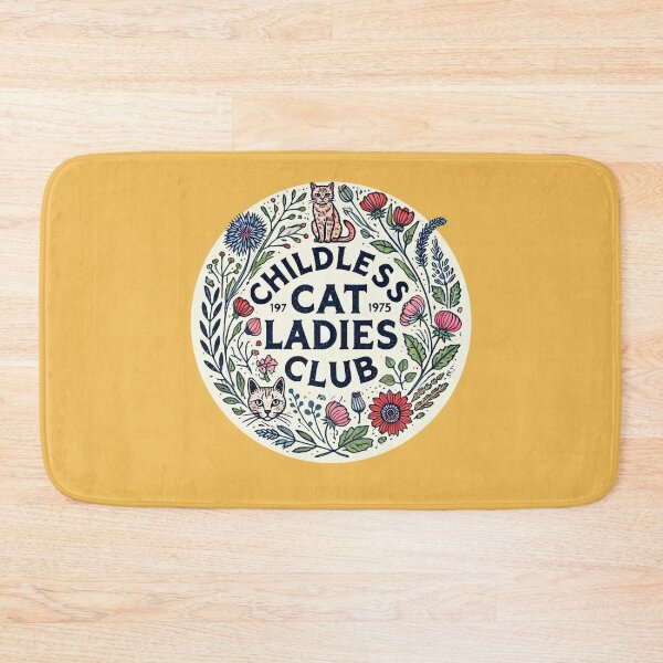 Item preview, Childless Cat Ladies Club Illustration Cat Person Artwork  designed and sold by FrictionMaxxing.
