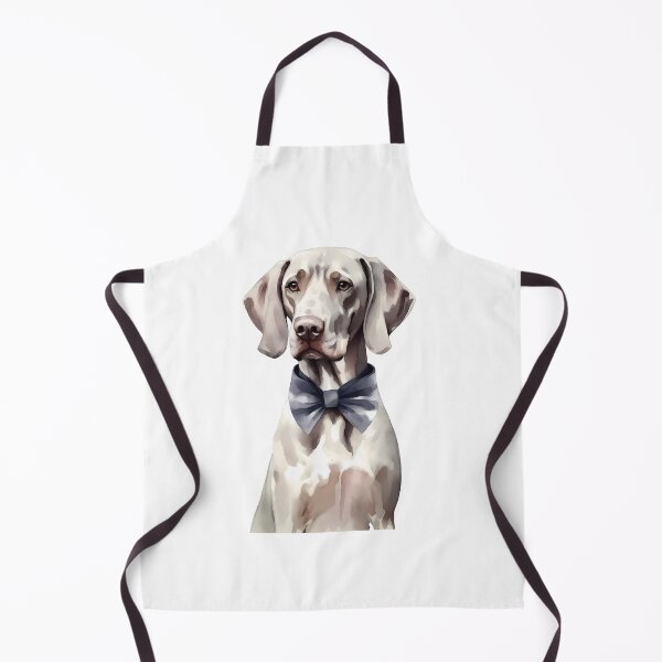 Item preview, Braco de Weimar dog in watercolor designed and sold by ThePinkyPoodle.