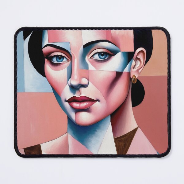 Item preview,  Feminine Cubism - Abstract Portrait designed and sold by Frame of Mind .