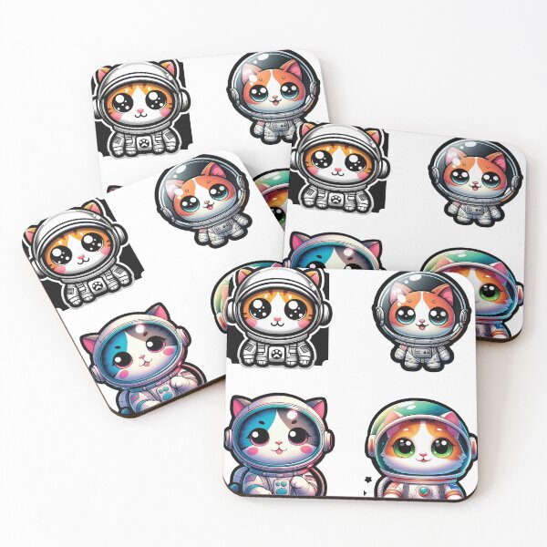 Item preview, Colorful Cosmic Kittens Pack designed and sold by joejiing.