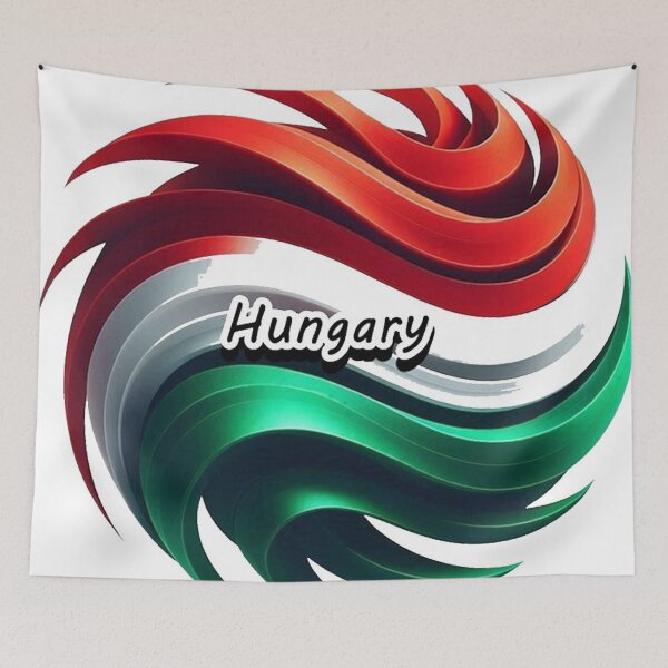 Item preview, Hungary Logo Hungarian Flag Colors designed and sold by Simplybe1.