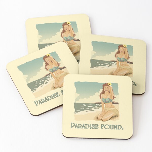 Item preview, Paradise Found. Vintage Summer Vacation Beach  designed and sold by Rebel-Design.