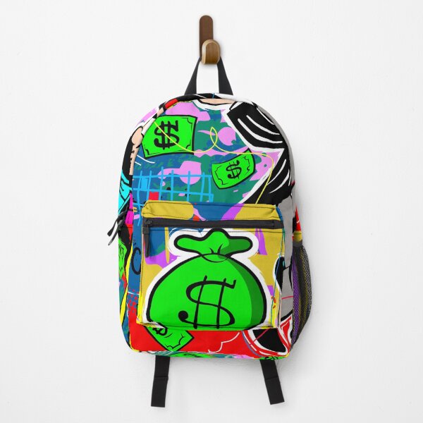 Item preview, Money Theme - Monopoly Man Holding $ Bag designed and sold by DonVivaldo.