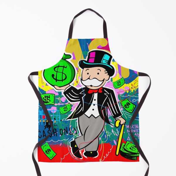 Item preview, Money Theme - Monopoly Man Holding $ Bag designed and sold by DonVivaldo.