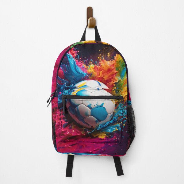Item preview, A burst of color meets the soccer ball. designed and sold by Sadia  Jannat.