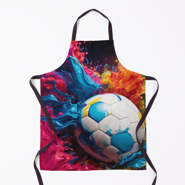 Item preview, A burst of color meets the soccer ball. designed and sold by Sadia Jannat.