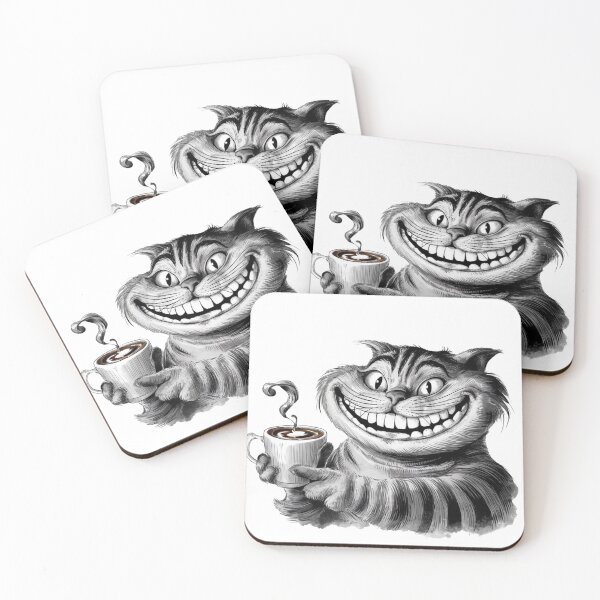 Item preview, Coffee Cute Cats designed and sold by Playful Strokes pom@pom.