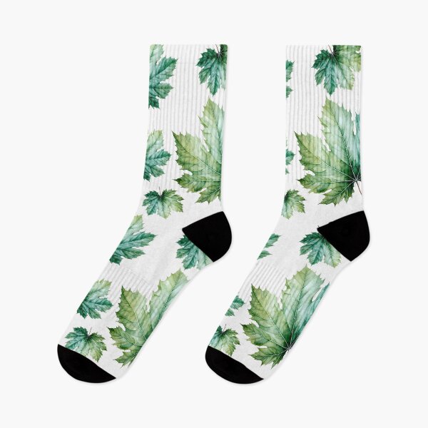 Item preview, Watercolor Maple Green Leaf designed and sold by DariyaDell.