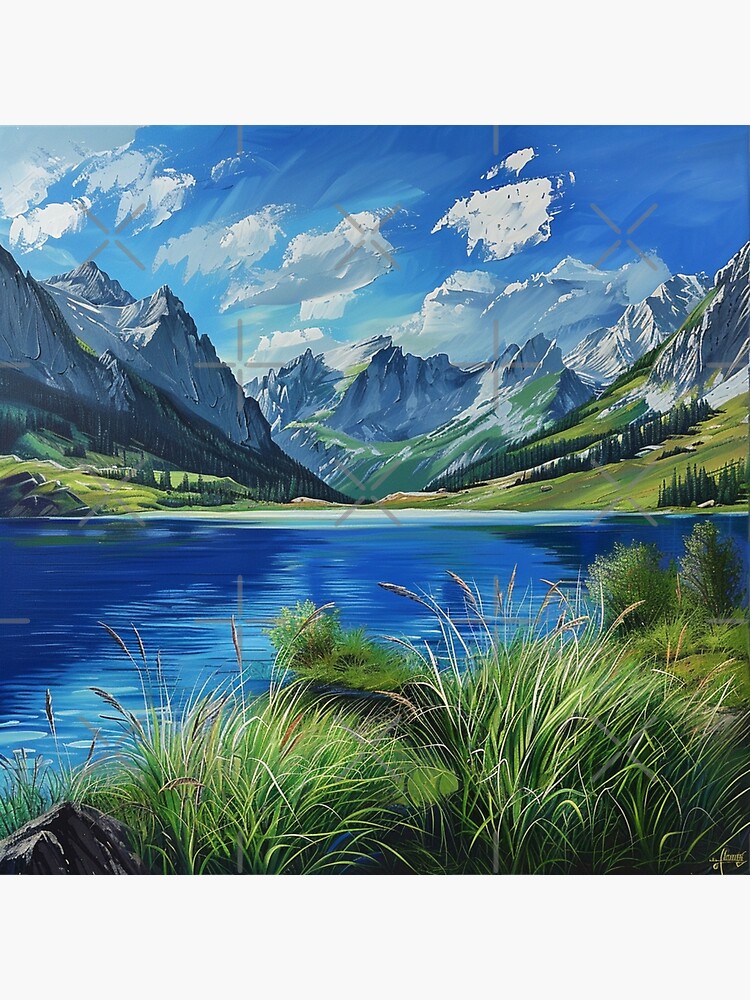Thumbnail 2 of 2, Greeting Card, The Best Nature Of The Lake designed and sold by GrinGalore.