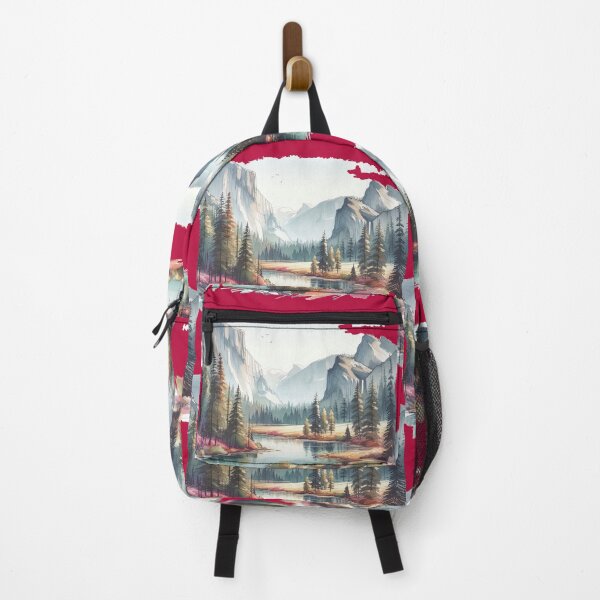 Item preview, Yosemite National Park 3D Sketch in Watercolor ,  designed and sold by PaintMeWorld.