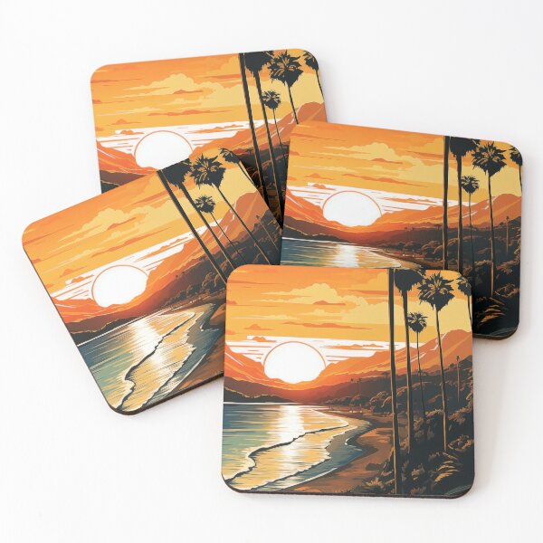 Item preview, Serene California Beach #4 designed and sold by Anuchartl.