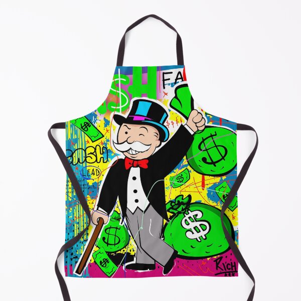 Item preview, Monopoly Man Holding $ Dollar Bag Vivid Artwork designed and sold by DonVivaldo.
