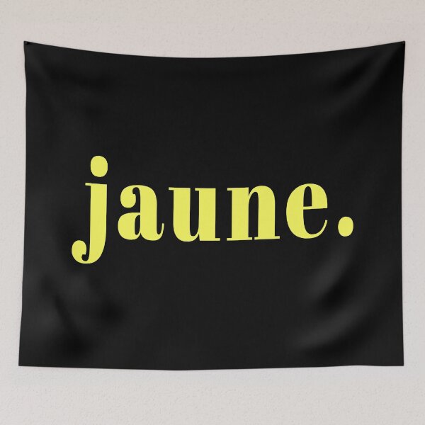 Artikelvorschau, Jaune Französisches Wort Gelb entworfen und verkauft von Jeallan Designs.
