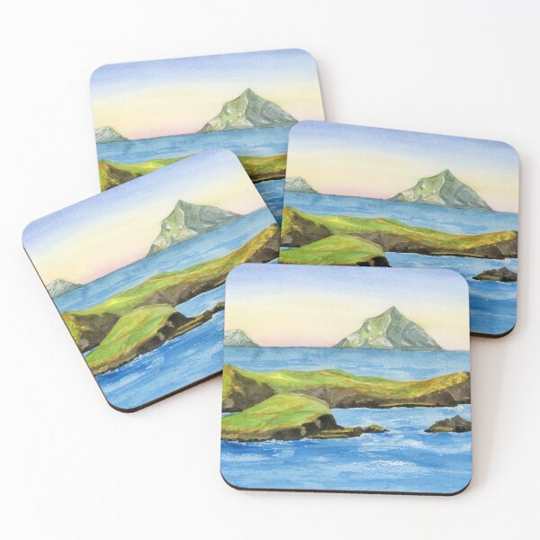 Item preview, Skelligs and Valentia Island, Kerry Ireland Original Watercolour designed and sold by Art-By-Rosalind.