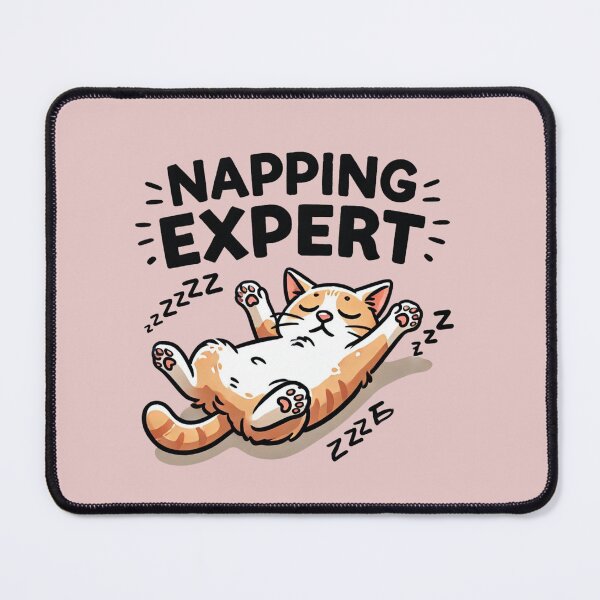 Item preview, Napping Expert Cat designed and sold by AnyMar2023.
