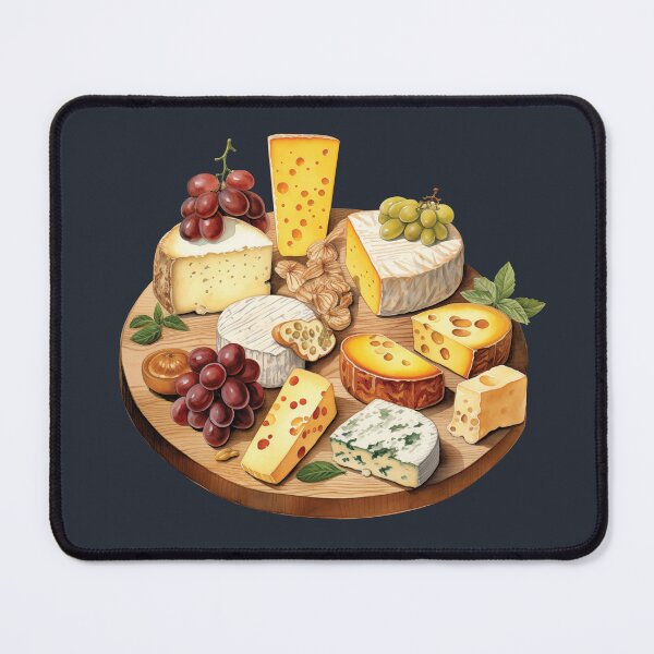 Item preview, Round Platter With Assorted Cheeses And Fruits designed and sold by Alicia Chee.