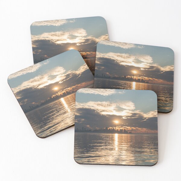 Item preview, Gloom and Glory - Toronto Skyline Under Dramatic Sunrise designed and sold by Georgia Mizuleva.