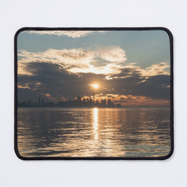 Item preview, Gloom and Glory - Toronto Skyline Under Dramatic Sunrise designed and sold by Georgia Mizuleva.