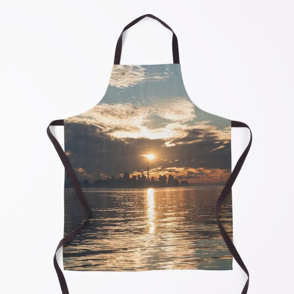 Item preview, Gloom and Glory - Toronto Skyline Under Dramatic Sunrise designed and sold by Georgia Mizuleva.