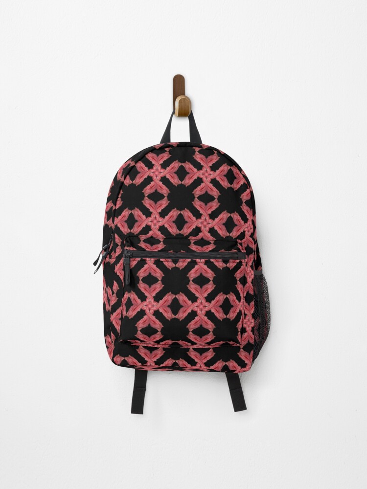Thumbnail 1 of 3, Backpack, Red abstract pattern  designed and sold by RomeoAzahar.