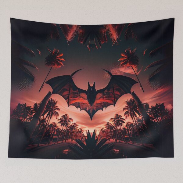 Item preview, Tropical Bat at Twilight designed and sold by Sillytoe.