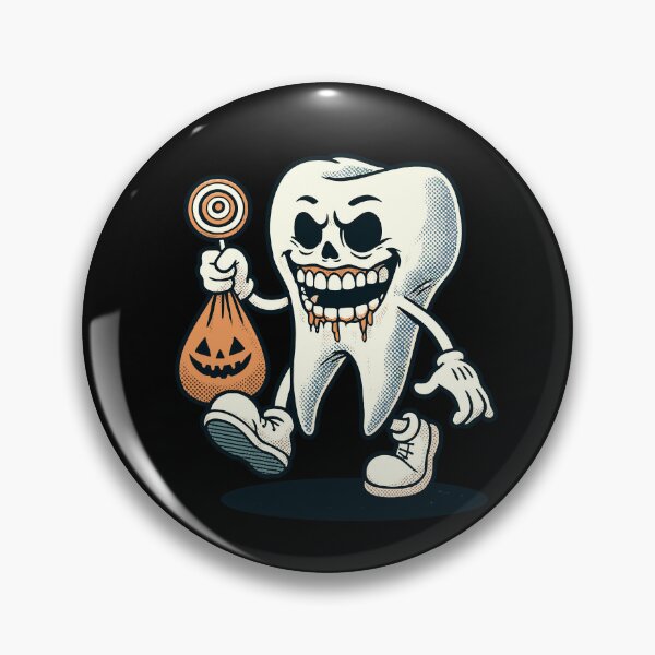 Item preview, Halloween Dental Hygiene Funny Zombie Tooth designed and sold by LuminOrb.
