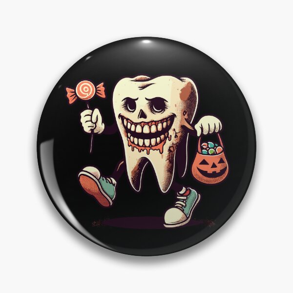 Item preview, Halloween Dental Hygiene Funny Zombie Tooth designed and sold by LuminOrb.
