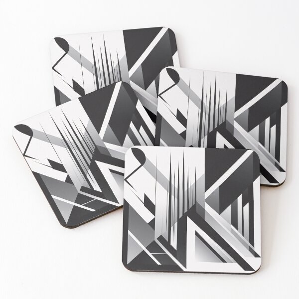 Item preview, Monochrome Momentum Abstract designed and sold by SeamPix.