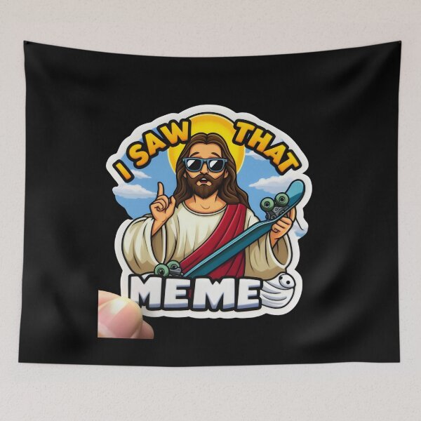 Item preview, Jesus Meme I Saw That Classic T-Shirt	 designed and sold by SBAR33.
