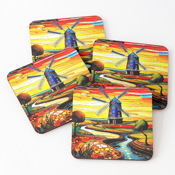 Item preview, Windmill by a stream 2 designed and sold by George Hutton Hunter.