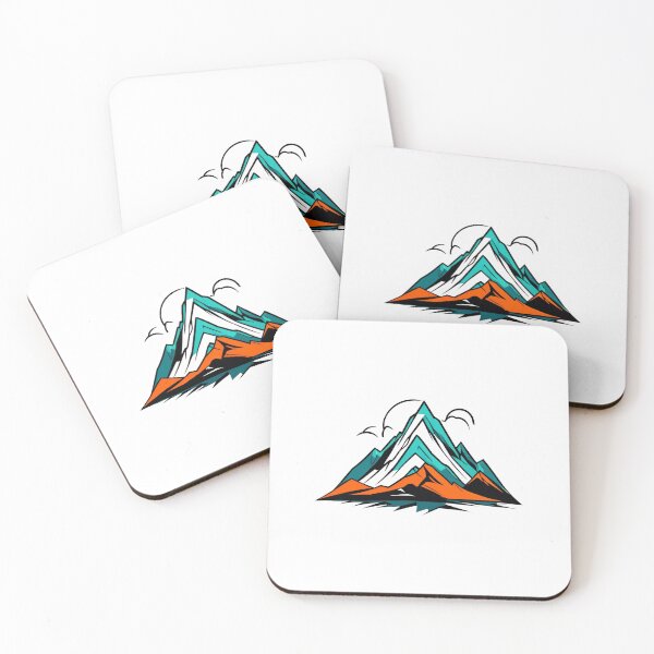 Item preview, Colorful Minimalist Mountain designed and sold by SeamPix.