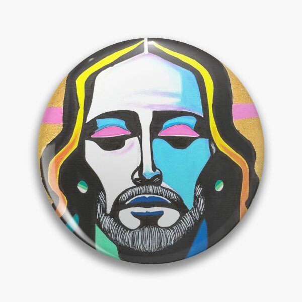 Item preview, Jesus today, artist: ROSSI, acrylic, pop art, modern art, Jesus portrait designed and sold by ROSSI Roger Wagner.