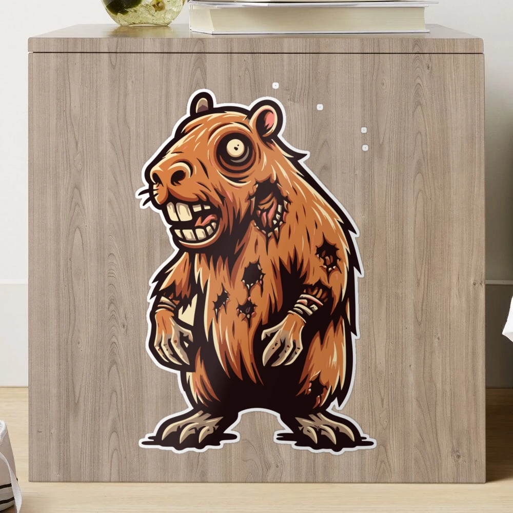 Zombie Capybara Capybara Lovers Halloween