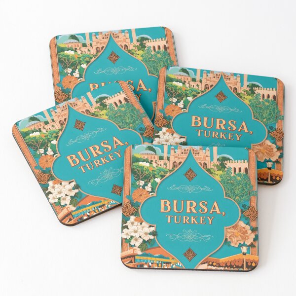 Item preview, Bursa Turkey Vintage Travel Tourism  designed and sold by TravelersGems.