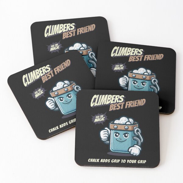 Item preview, Funny chalk bag for climbers and boulderers mascot designed and sold by Bouldershop.