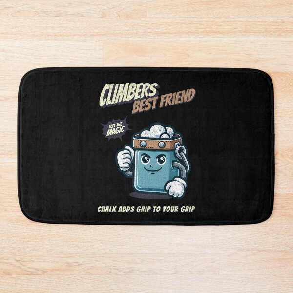 Item preview, Funny chalk bag for climbers and boulderers mascot designed and sold by Bouldershop.