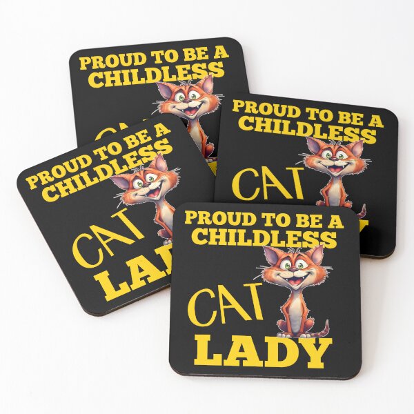Item preview, Proud to be a Childless Cat Lady designed and sold by Wilcox PhotoArt.