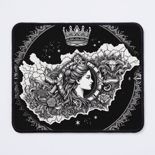 Item preview, Hungarian Map Abstract Art designed and sold by Simplybe1.