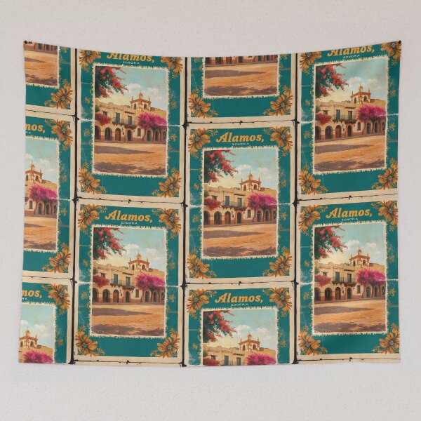 Item preview, Alamos Sonora Mexico Magic Town Postcard Vintage Travel designed and sold by TravelPostcardGems.