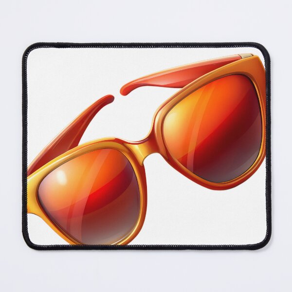 Item preview, isolated yellow digital glasses designed and sold by Creative88Art.