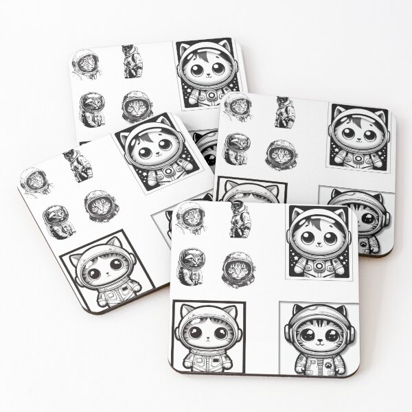 Item preview, 7 Cosmic Kittens Pack designed and sold by joejiing.