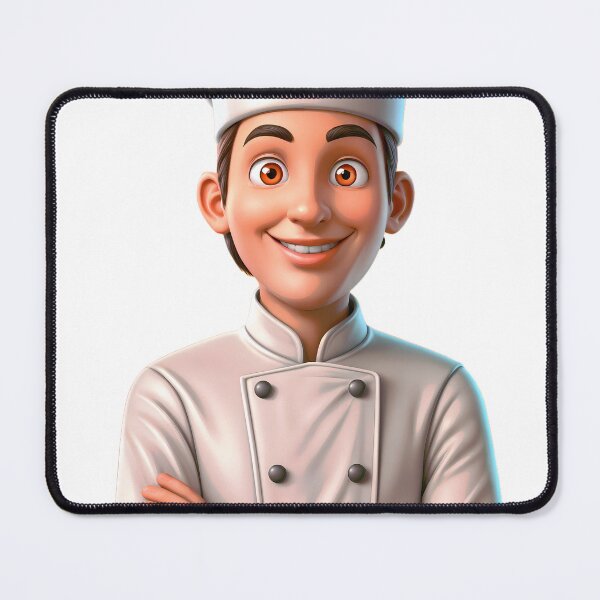 Item preview, cartoon chef isolated design designed and sold by Creative88Art.