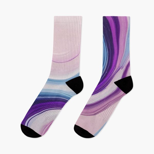 Item preview, Liquid Abstract In Purple, Pink, Blue And White designed and sold by SeamPix.