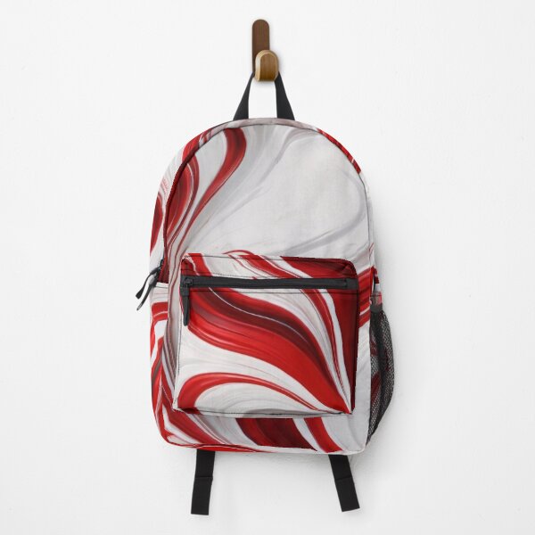 Item preview, Liquid Abstract In Red And White designed and sold by SeamPix.