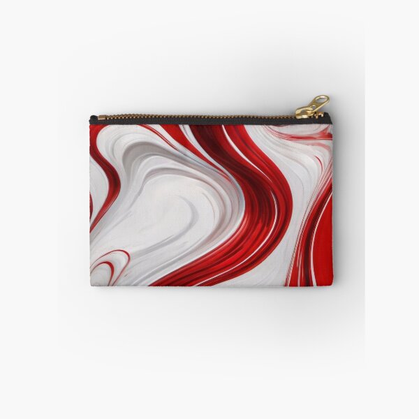 Item preview, Liquid Abstract In Red And White designed and sold by SeamPix.